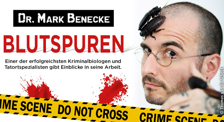 19.01.2023, Augsburg, 19:30 Uhr, Dr. Mark Benecke – Blutspuren